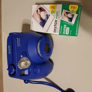 Fujifilm Instax Mini 7S Blue With Film Tested Works